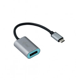 I-TEC USB-C to Metal Display Port 4K/60Hz adapter cable Grey