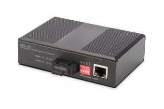 Digitus Industrial Gigabit Ethernet Media Converter, MM