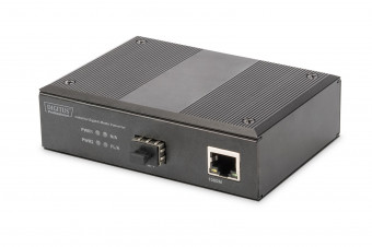 Digitus Industrial Gigabit Ethernet Media Converter, SFP