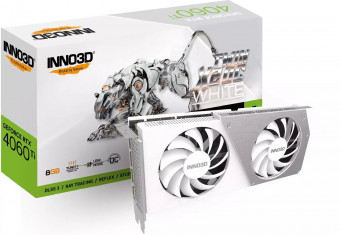 Inno3D GeForce RTX 4060 Ti 8GB DDR6 Twin X2 OC White