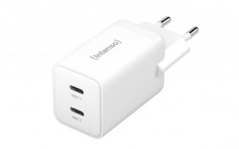 Intenso W40CC GaN Power Adapter, White