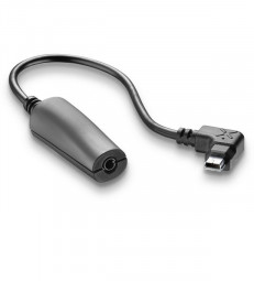 Interphone adapter with 3.5 mm jack connector and built-in microphone
