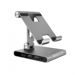 j5create JTS224 Multi-Angle Stand with Docking Station for iPad Pro 12,9