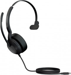 Jabra Evolve2 50 Wireless/Wired USB-A MS Mono Headset Black