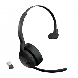Jabra Evolve2 55 MS Mono with Link380a Wireless Bluetooth Headset Black