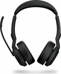 Jabra Evolve2 55 MS Stereo with Link380c Wireless Bluetooth Headset Black