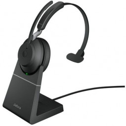 Jabra Evolve2 65 Mono UC Wireless Headset+Stand Black
