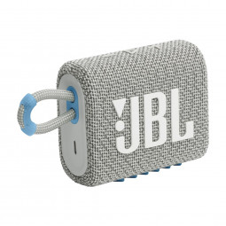 JBL Go 3 Eco Bluetooth Portable Waterproof Speaker White