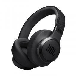 JBL Live 770NC Bluetooth Over-Ear Noise-Cancelling Headset Black