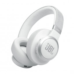 JBL Live 770NC Bluetooth Over-Ear Noise-Cancelling Headset White