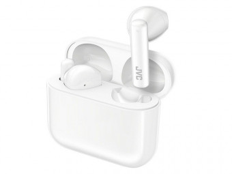 JVC HA-A4T Wireless earbuds with comfortable sound and long-lasting playtime White