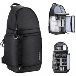 K&F Concept Camera Sling Bag Crossbody Bag Black