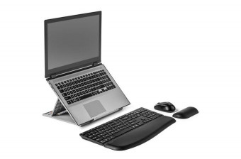 Kensington SmartFit® Easy Riser Go Adjustable Ergonomic Laptop Riser and Cooling Stand for up to 17