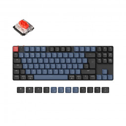 Keychron K1 Pro Wireless Mechanical RGB Backlight Red Switch Keyboard Black UK