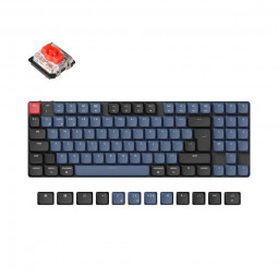 Keychron K13 Pro Wireless Mechanical RGB Backlight Red Switch Keyboard Black UK