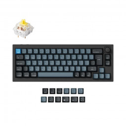 Keychron Q2 Pro QMK Custom RGB Banana Switch Mechanical Keyboard Carbon Black UK