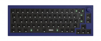 Keychron Q2 QMK Custom Mechanical Keyboard Barebone ISO Knob Navy Blue UK