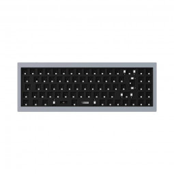 Keychron Q7 Swappable RGB Backlight Knob ISO Keyboard Barebone Silver Grey