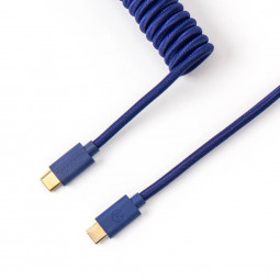 Keychron USB-C Coiled Aviator Cable 0,9m Blue