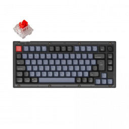 Keychron V1 RGB Fully Assembled Knob K Ro Red Mechanical Hot Swap Keyboard Frosted Black UK