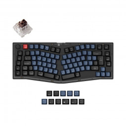 Keychron V10 RGB Fully Assembled Knob K Pro Brown Mechanical Hot Swap Keyboard Frosted Black UK