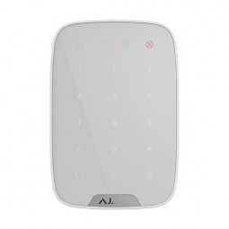 AJAX Keypad WH vezetéknélküli érintés vezérelt fehér kezelő