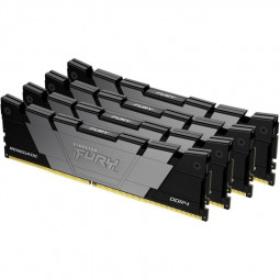 Kingston 128GB DDR4 3600MHz Kit(4x32GB) Fury Renegade Black