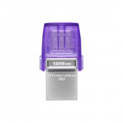 Kingston 128GB DT microDuo 3C USB3.2 Silver/Purple