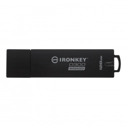 Kingston 128GB IronKey D300S (Serialized Standard) Black