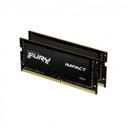 Kingston 16GB DDR4 2666MHz Kit (2x8GB) Fury Impact SODIMM