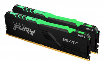 Kingston 16GB DDR4 3733MHz Kit(2x8GB) Fury Beast RGB Black