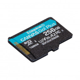 Kingston 256GB microSDXC Canvas Go! Plus 170R A2 U3 V30 Card adapter nélkül