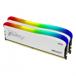 Kingston 32GB DDR4 3200MHz Kit(2x16GB) Fury Beast RGB SE White