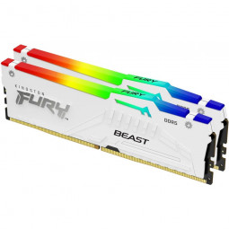 Kingston 32GB DDR5 5600MHz Kit(2x16GB) Fury Beast RGB White
