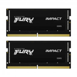 Kingston 32GB DDR5 6000MHz Kit(2x16GB) SODIMM Fury Impact Black
