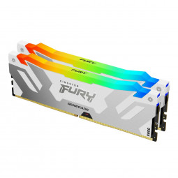 Kingston 32GB DDR5 6400MHz Kit(2x16GB) Fury Renegade RGB White/Silver