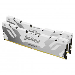 Kingston 32GB DDR5 6400MHz Kit(2x16GB) Fury Renegade White/Silver
