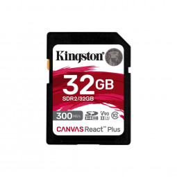 Kingston 32GB SDHC Class10 UHS-II U3 V90 Canvas React Plus