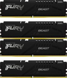 Kingston 64GB 5200Mhz Kit(4x16GB) Fury Beast Black