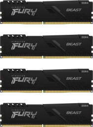 Kingston 64GB DDR4 3200MHz Kit(4x16GB) Fury Beast Black