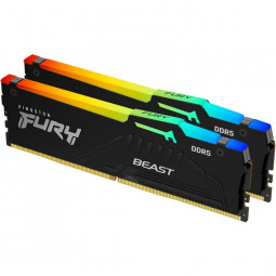 Kingston 64GB DDR5 5200MHz Kit(2x32) Fury Beast RGB Black