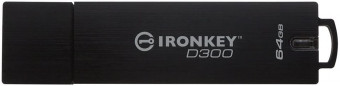Kingston 64GB IronKey D300S (Serialized Standard) Black