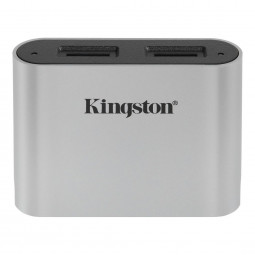 Kingston Workflow microSD USB 3.2 UHS-II Reader Silver