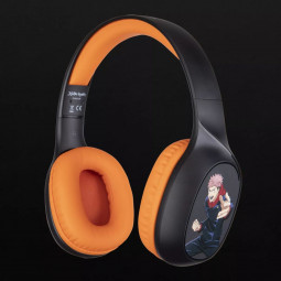 KONIX Jujutsu Kaisen Bluetooth Headset Black/Orange