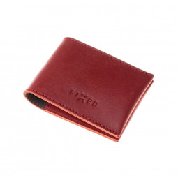 FIXED Leather wallet Smile Wallet with smart tracker Smile PRO, red