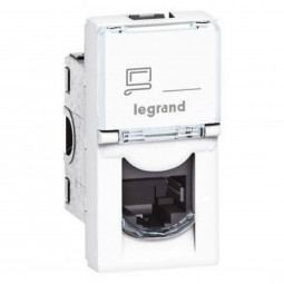 Legrand Legrand Program Mosaic LCS2 RJ45 aljzat Cat 5e UTP 1 modul White