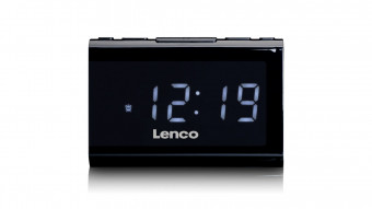 Lenco CR-525BK FM Clock Radio Black