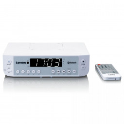Lenco KCR-100 Kitchen Radio with Bluetooth White