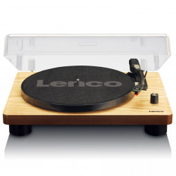 Lenco LS-50 Lemezlejátszó beépített hangszóróval Wood
