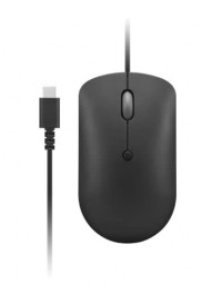 Lenovo 400 USB-C Wired Compact Mouse Black